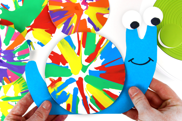 Pintura centrifugadora de ensalada - Caracol - Papiers colorés - 10doigts.fr