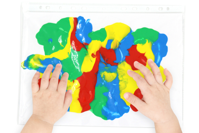 Pintura limpia para bebés y niños - Ramettes de papiers - 10doigts.fr
