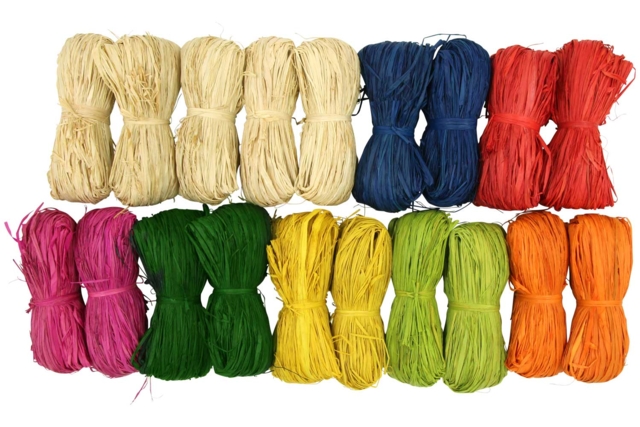 Natural Raffia - 2 - Raffia and Straw - 10doigts.com - Raphia et fibres naturelles pour vos créations - 10doigts.fr