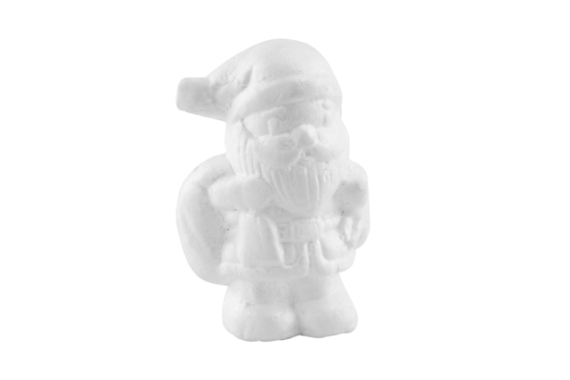 Styrofoam Santa Claus 11 cm - 1 - Party Shapes - Styrofoam - 10doigts.com - Formes de fêtes - Polystyrène - 10doigts.fr