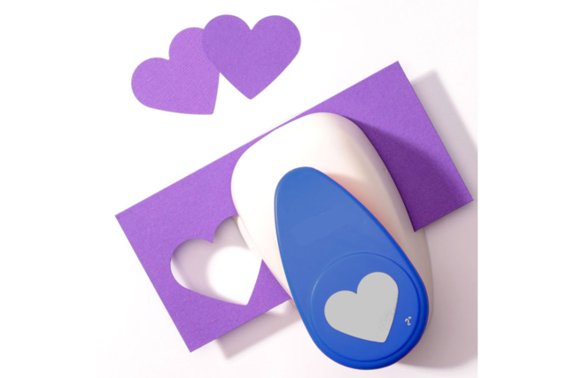 Heart Punch - Size XL - 4 - Fancy Punches - 10doigts.com - Perforatrices fantaisies - 10doigts.fr