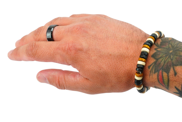 Wooden Washer Beads - 500 Beads - 4 - Wood Beads - 10doigts.com - Perles en bois - 10doigts.fr