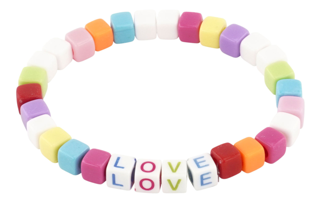 White Cube Beads - 250 beads - 2 - Opaque Color Beads - 10doigts.com - Perles Couleurs Opaques - 10doigts.fr