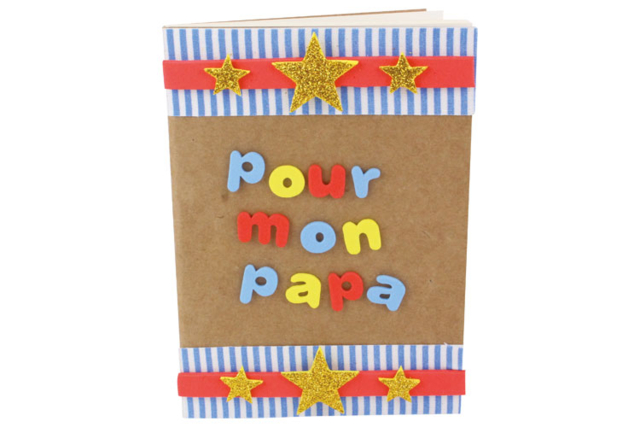 White Notebook, Kraft Cover - 2 - Albums and Notebooks - 10doigts.com - Albums et carnets à personnaliser - 10doigts.fr