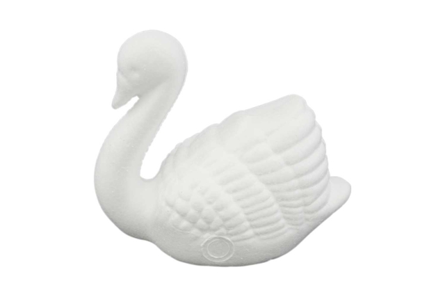 Styrofoam Swan - 3 - Styrofoam Animals - 10doigts.com - Animaux en polystyrène - 10doigts.fr