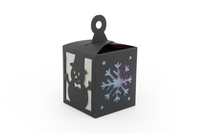 Christmas Stained Glass Lantern Kit - 4 Pieces - 3 - Christmas Lanterns - 10doigts.com - Photophores de Noël à décorer - 10doigts.fr