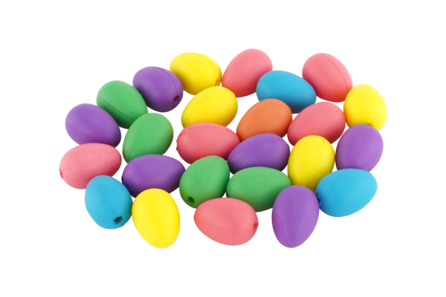 Mini Colored Plastic Eggs - 24 pcs - 2 - Creative Easter Eggs - 10doigts.com - Oeufs de Pâques créatif - 10doigts.fr
