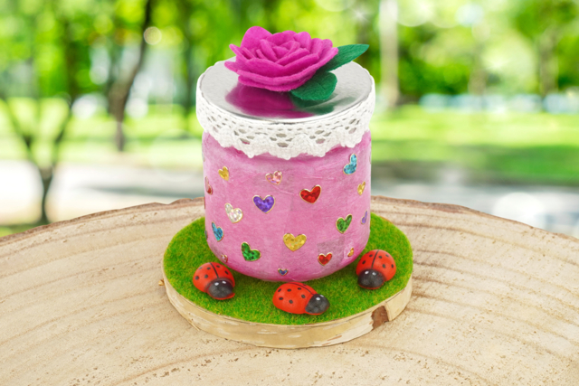 Glass Jar with Screw Lid - 100 ml - 2 - Glass Supports - 10doigts.com - Supports en Verre - 10doigts.fr