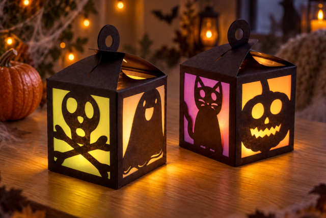 Halloween tealight holder DIY for kids - Kits créatifs Halloween - 10doigts.fr