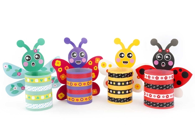 Insect Lantern Kit - 4 Pieces - 1 - Paper Craft Kits - 10doigts.com - Kits créatifs en Papier - 10doigts.fr