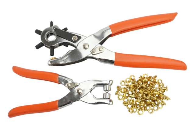 Multi-Material Hole Punch + Eyelet Press - 1 - Punching Pliers - 10doigts.com - Pinces perforatrices - 10doigts.fr