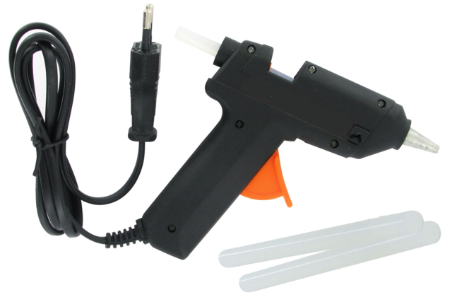 Glue Gun + 2 Glue Sticks - 1 - School Glues - 10doigts.com - Colles scolaires : bâton, blanche, gel et colle forte - 10doigts.fr
