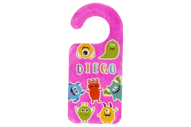 Placa de puerta habitación infantil - Plaque de porte en bois à décorer - 10doigts.fr