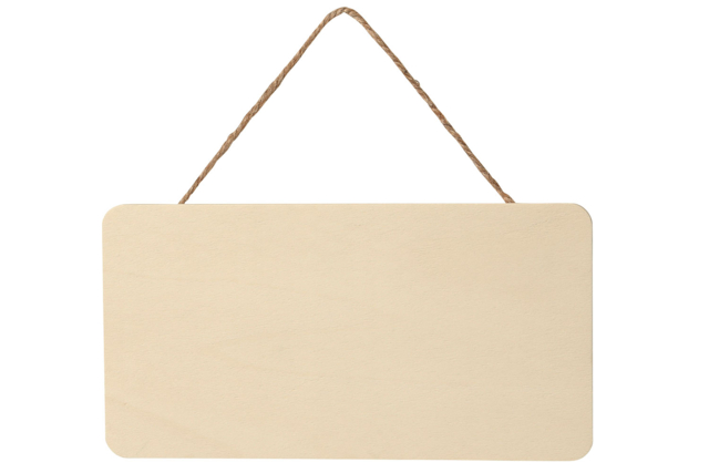 Wooden Door Sign - 2 - Door Sign - 10doigts.com - Plaque de porte en bois à décorer - 10doigts.fr