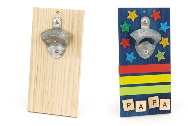 Wooden Wall Bottle Opener - 5 - Wooden Objects for the Kitchen - 10doigts.com - Objets en bois à décorer pour la cuisine - 10doigts.fr