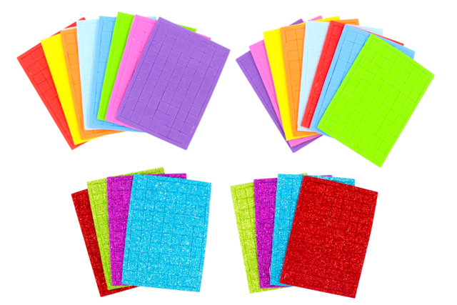 Decorate Your Own Owls with Mosaics - 4 - Paper and Foam Mosaics - 10doigts.com - Mosaïques papier, mousse - 10doigts.fr