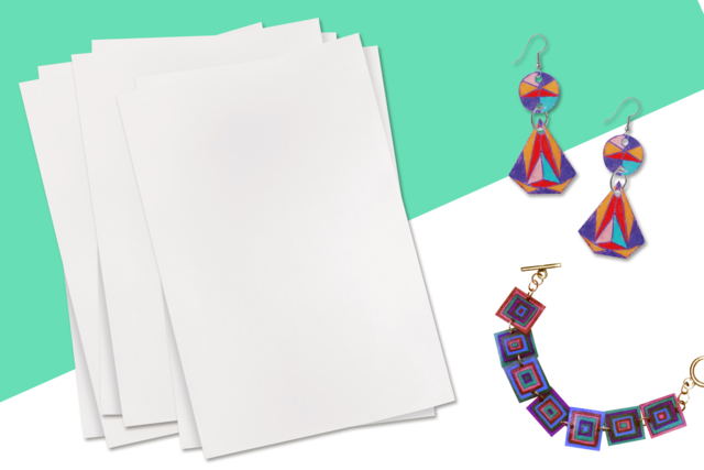 Opaque White Magic Plastic - 5 Sheets - 1 - Crazy Plastic Sheets for Kids – Creative and Fun Activities - 10doigts.com - Feuilles de plastique fou : le support magique pour vos activités - 10doigts.fr
