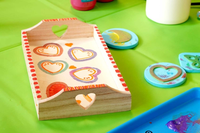 Wooden Rectangle Tray - 1 - Wooden Objects for the Kitchen - 10doigts.com - Objets en bois à décorer pour la cuisine - 10doigts.fr