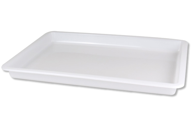 White PVC Tray - 31 x 23.5 cm - 1 - Tools and Adhesives - Construction and Modeling - 10doigts.com - Outils et colles - Construction et Maquette - 10doigts.fr