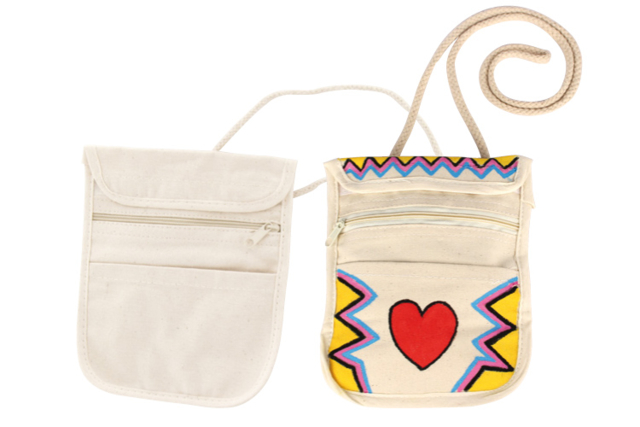 Shoulder Bag - 17 x 14 cm - 2 - Cotton, Linen - Textiles - 10doigts.com - Coton, lin - Textiles - 10doigts.fr