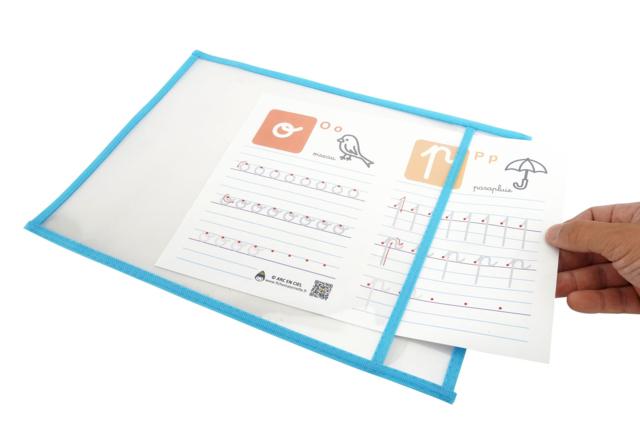 Drawing and Writing Pouches - 6 Pieces - 2 - Slates and Boards - 10doigts.com - Ardoises et Tableaux - 10doigts.fr