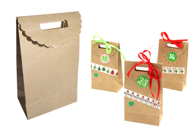 Small Kraft Pouches - 24 Pieces - 9 - Gift Wrap and Bags - 10doigts.com - Papiers cadeaux et sacs à décorer - 10doigts.fr