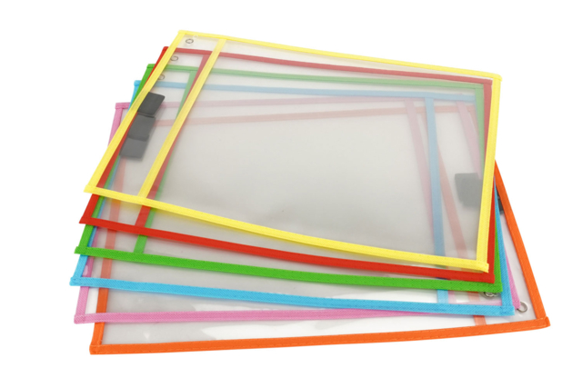 Drawing and Writing Pouches - 6 Pieces - 1 - Slates and Boards - 10doigts.com - Ardoises et Tableaux - 10doigts.fr