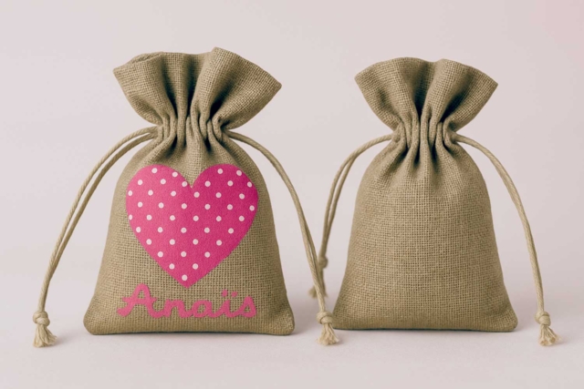 Linen Pouches - 4 Pieces - 3 - Cotton, Linen - Textiles - 10doigts.com - Coton, lin - Textiles - 10doigts.fr