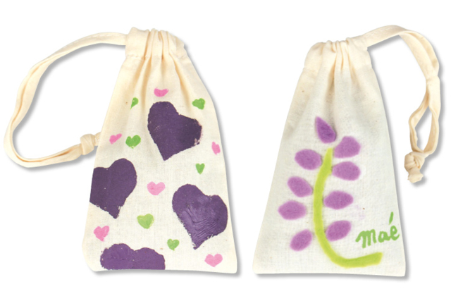 Lavender Pouch Kit - 6 Pieces - 3 - Cotton, Linen - Textiles - 10doigts.com - Coton, lin - Textiles - 10doigts.fr