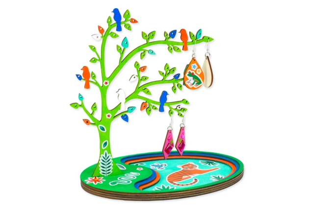 Wooden Jewelry Tree "lyric" - 4 - Jewelry Boxes and Holders - 10doigts.com - Boîtes et supports à bijoux : l'écrin de vos créations - 10doigts.fr