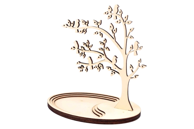 Wooden Jewelry Tree "lyric" - 3 - Jewelry Boxes and Holders - 10doigts.com - Boîtes et supports à bijoux : l'écrin de vos créations - 10doigts.fr