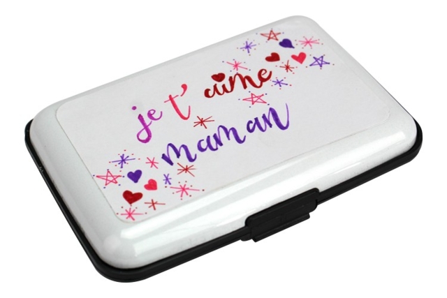 Customizable Card Holder - 4 - Opaque Plastic - 10doigts.com - Plastique Opaque - 10doigts.fr