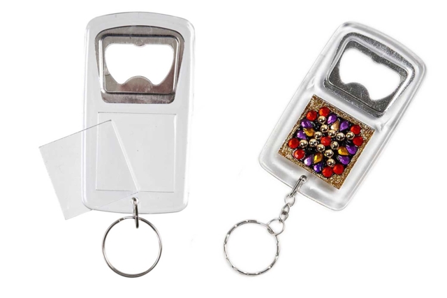 Bottle Opener Keychain - 7 - Keychains - 10doigts.com - Porte-clés - 10doigts.fr