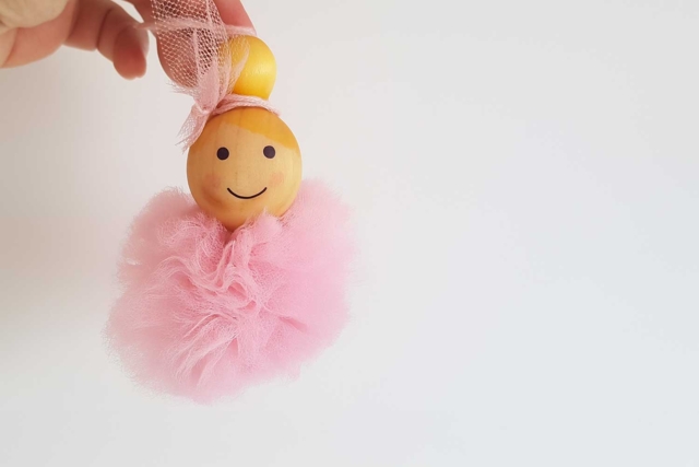 llavero cara - Perles en bois - 10doigts.fr