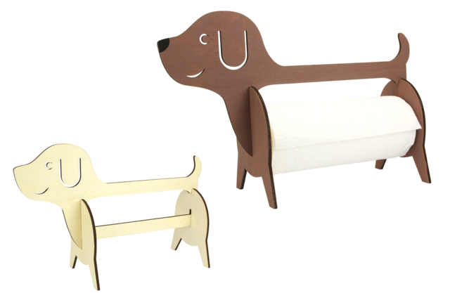 Paper Towel Holder - 1 - Wooden Objects for the Kitchen - 10doigts.com - Objets en bois à décorer pour la cuisine - 10doigts.fr