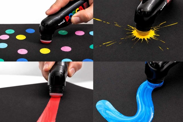 pintura reposicionable - Marqueurs POSCA : la référence mondiale de la peinture nomade - 10doigts.fr
