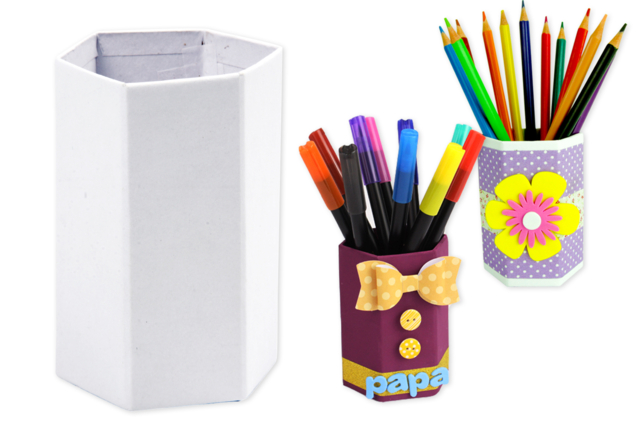 Cardboard Pencil Pots - 13 - Cardboard Pots - 10doigts.com - Pots en carton - 10doigts.fr