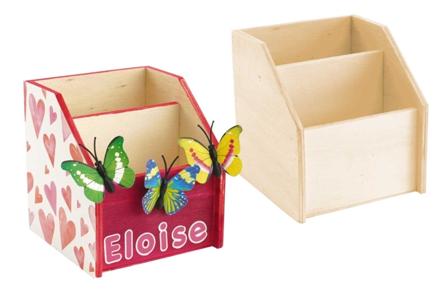 Pencil Holder with 2 Compartments - 1 - Pencil Pots, Cache-Pots - 10doigts.com - Pots à crayons, cache-pots - 10doigts.fr