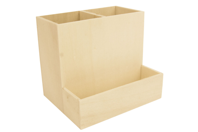 Pencil Holder, 3 Compartments - 6 - Pencil Pots, Cache-Pots - 10doigts.com - Pots à crayons, cache-pots - 10doigts.fr
