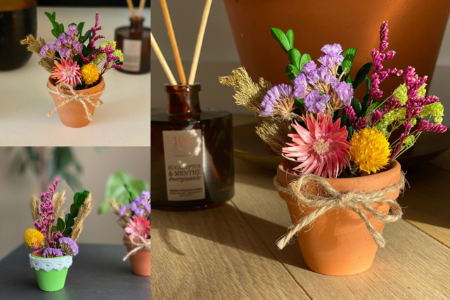 Dried Flower Composition Kit - 6 Pieces - 2 - Parent's Day Kits - 10doigts.com - Kits fête des parents - 10doigts.fr
