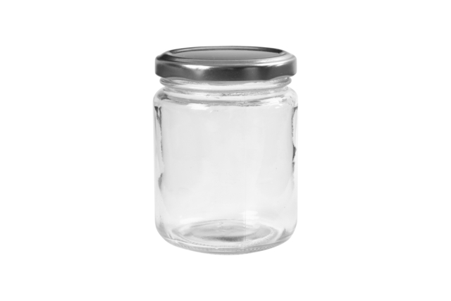 Glass Jar with Screw Lid - 240 ml - 1 - Glass Supports - 10doigts.com - Supports en Verre - 10doigts.fr