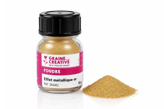 Golden Mica Powder - Dorure et patine - 10doigts.fr