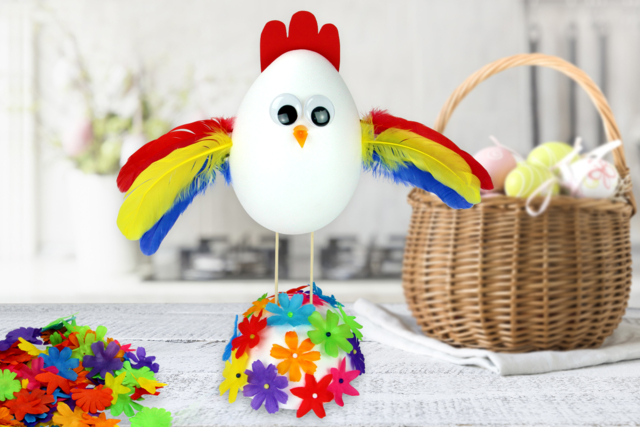 Large Surprise Egg Made of Styrofoam - 4 - Styrofoam - Decorative Supports - 10doigts.com - Polystyrène - Supports à décorer - 10doigts.fr