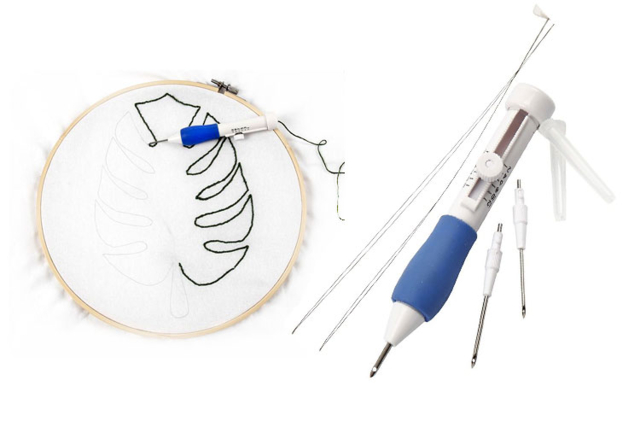 Automatic Needle "Punch Needle" - 10 - Needles and Hooks - 10doigts.com - Aiguilles et crochets - 10doigts.fr