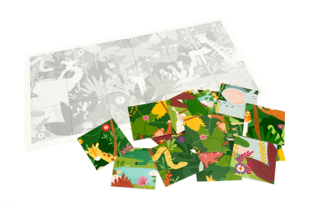 Sturdy Card Puzzle Board - 18 Pieces - 2 - Puzzles - 10doigts.com - Puzzles - 10doigts.fr