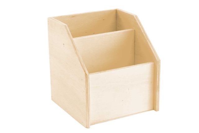 Pencil Holder with 2 Compartments - 2 - Pencil Pots, Cache-Pots - 10doigts.com - Pots à crayons, cache-pots - 10doigts.fr