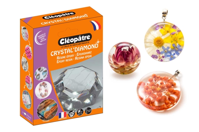 Cléopâtre Inclusion Resin - 1 - Resin - Molding and Casting - 10doigts.com - Résine - Modelage et moulage - 10doigts.fr