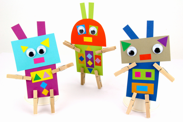 Wooden Clothespins - 3 - Wooden Clothespins - 10doigts.com - Pinces à linge en bois - 10doigts.fr