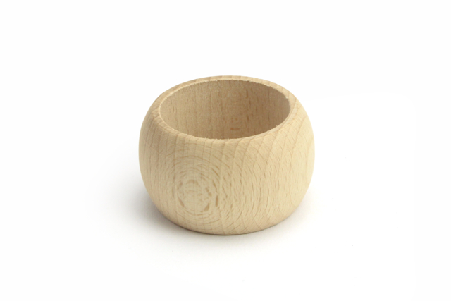 Wooden Napkin Ring - 1 - Kitchen Items - 10doigts.com - Objets pour la cuisine à personnaliser pour votre décoration - 10doigts.fr