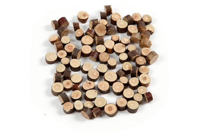 Mini Wooden Discs - 700 Pieces - 1 - Natural Decorations - 10doigts.com - Décors nature : matériaux naturels pour les loisirs créatifs - 10doigts.fr